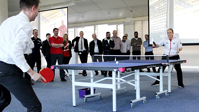 Ping Pong At Work Space